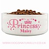 Personalised Princess Dog Bowl