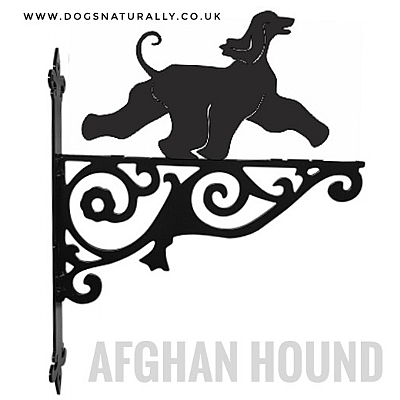 Afghan Hound Ornate Wall Bracket