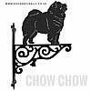 Chow Chow Ornate Wall Bracket