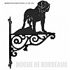 Dogue de Bordeaux Ornate Wall Bracket