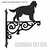 Gordon Setter Ornate Wall Bracket