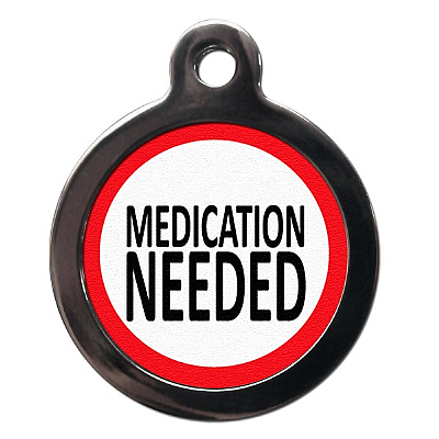 Medication Needed Medical Dog ID Tag 2
