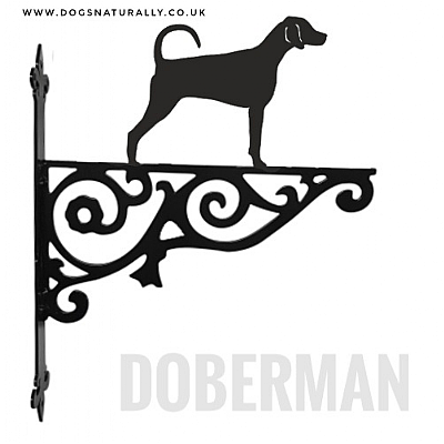 Dobermann Ornate Wall Bracket