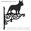 French Bulldog Ornate Wall Bracket