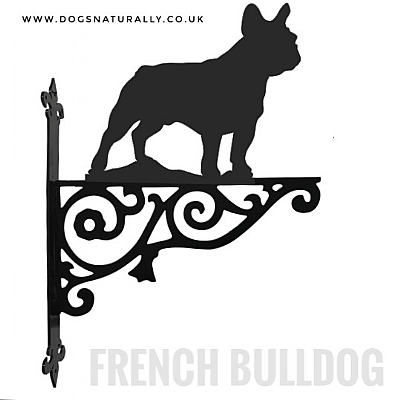 French Bulldog Ornate Wall Bracket