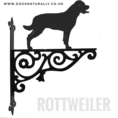 Rottweiler Ornate Wall Bracket