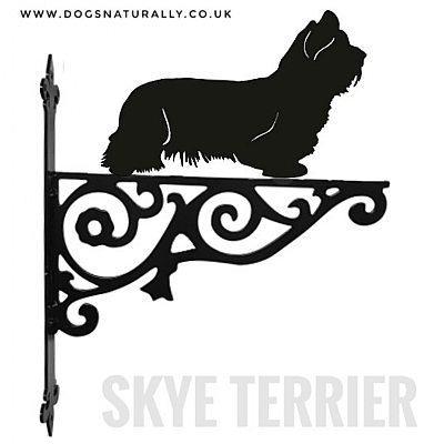 Skye Terrier Ornate Wall Bracket
