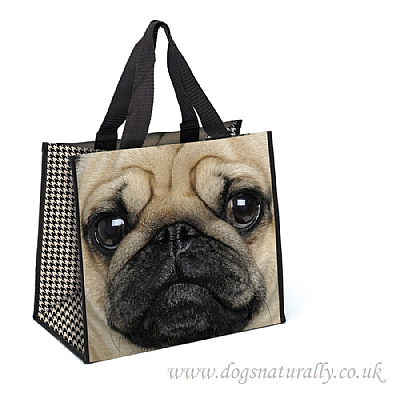 Pug Face Shopper Bag (Catseye)