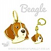 Deluxe Beagle Tag or Keyring