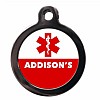 Addisons Medical Dog ID Tag
