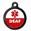 Deaf Medical Dog ID Tag