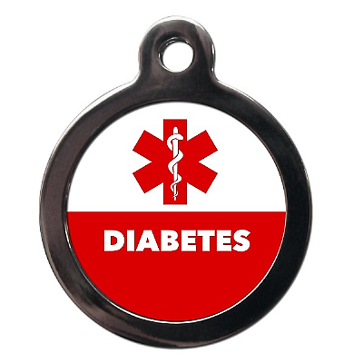 Diabetes Medical Dog ID Tag